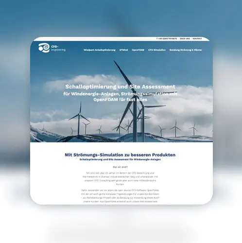 web design example preview energy company